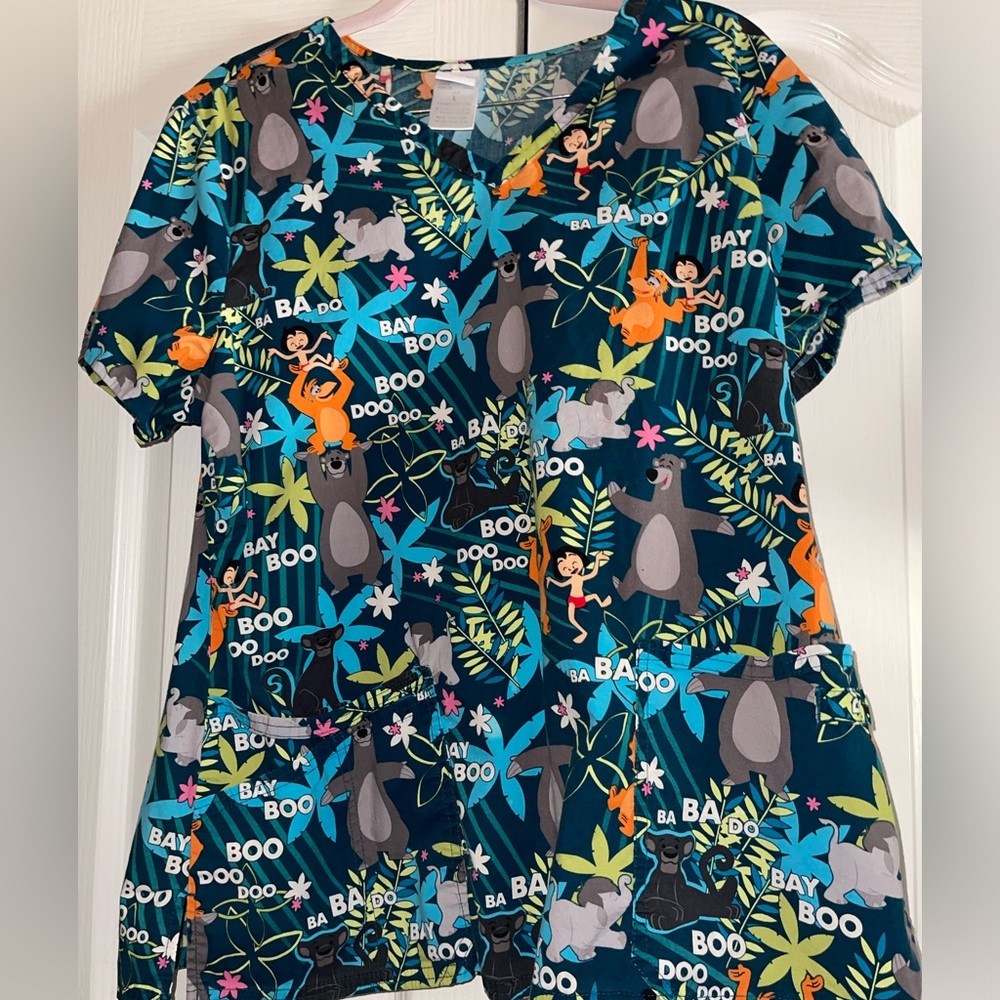Jungle Book Scrub Top